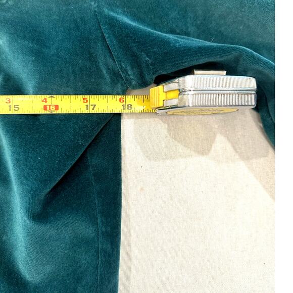 Double D RanchWear Green Velvet Beaded Vintage Button Western Jacket Size Small - Picture 8 of 9